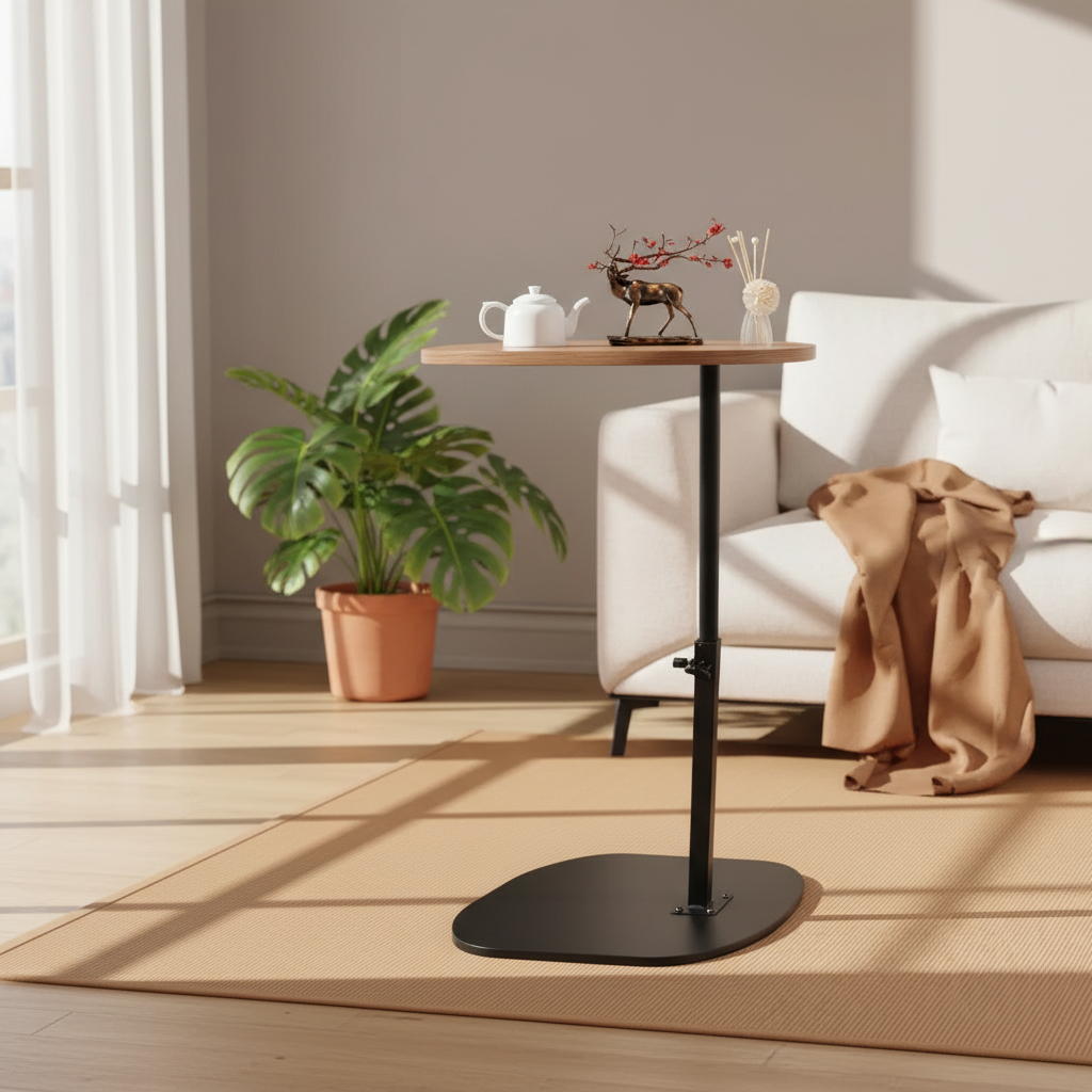 SOLVIG Sidobord Justerbart