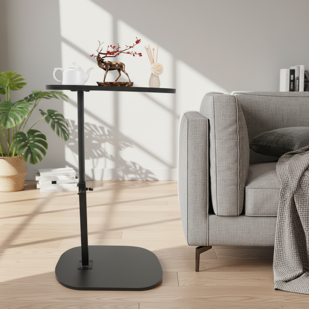 SOLVIG Sidobord Justerbart